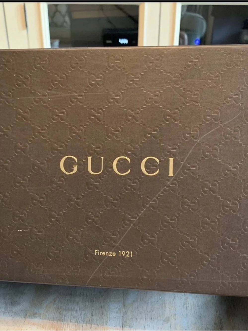 Gucci brown leather